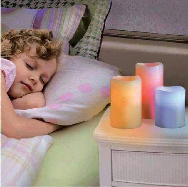 Color Changing Set of 3 Luma Candles