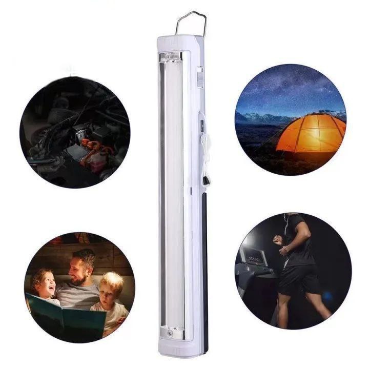 Rechargeable LED Emergency Lamp with Built-in Stand