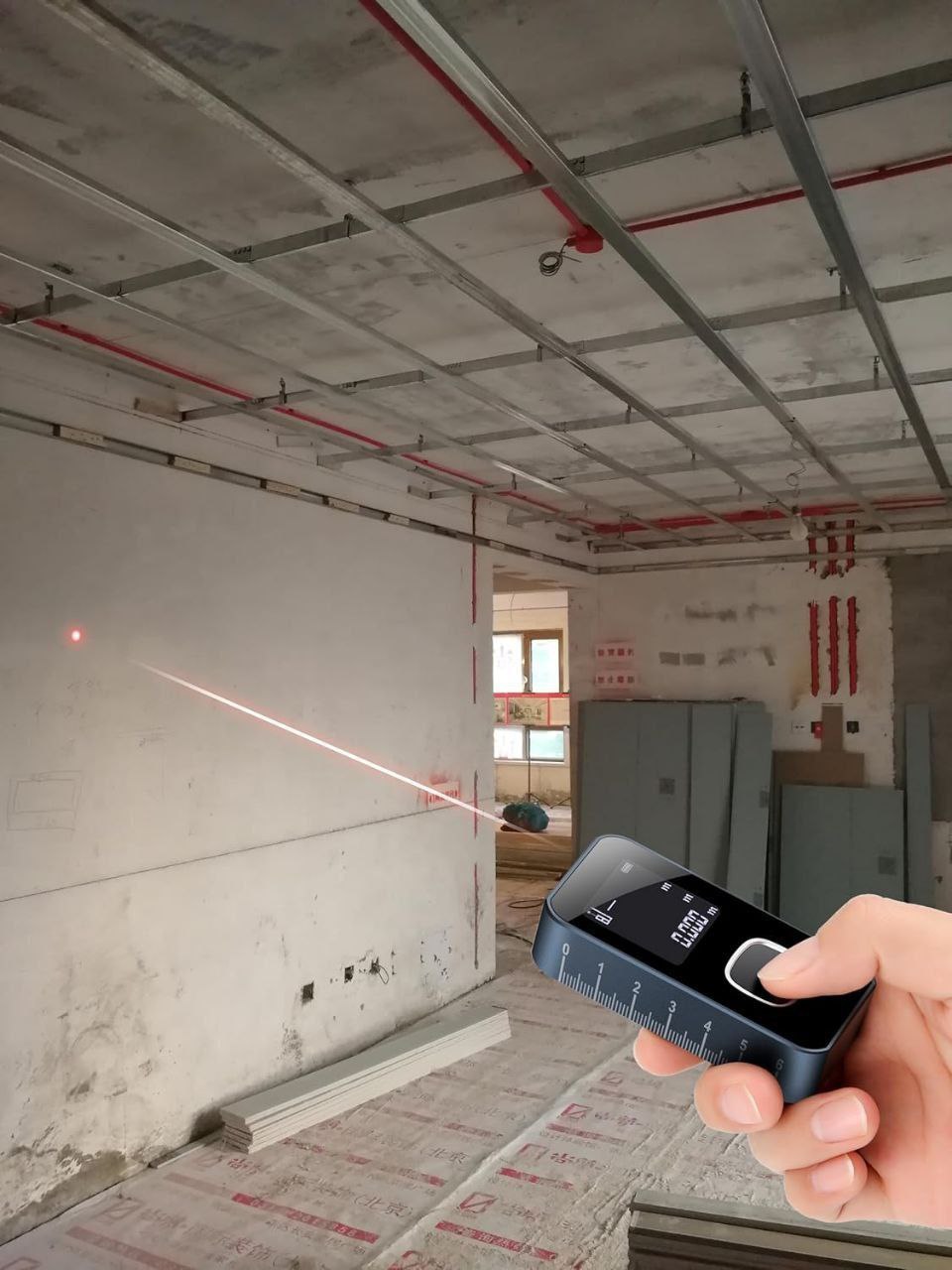 Powerology 60M Distance Smart Laser Measurement Tool