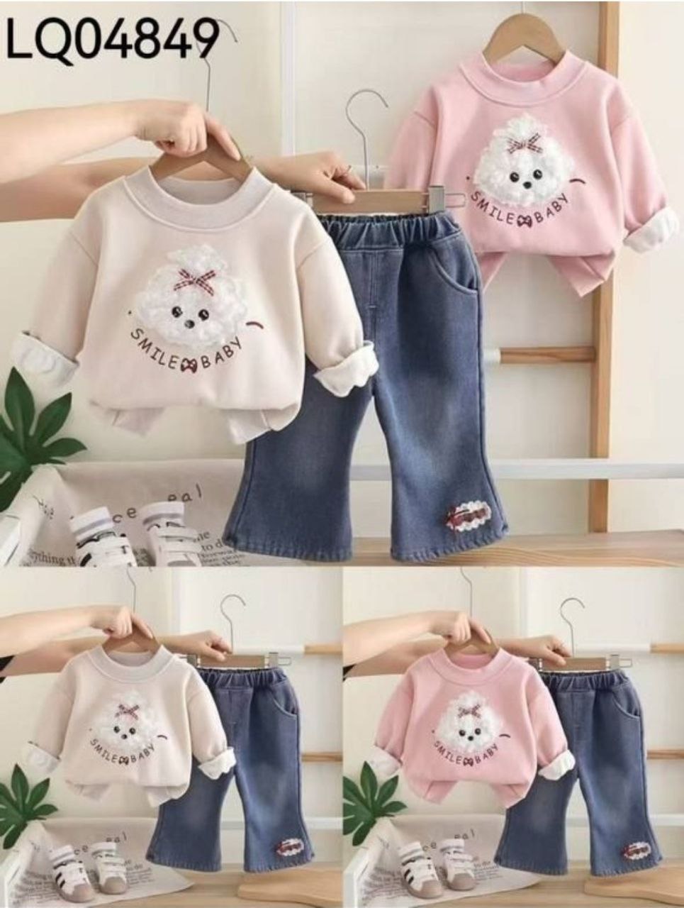 2 Pcs Baby Girl Outfit