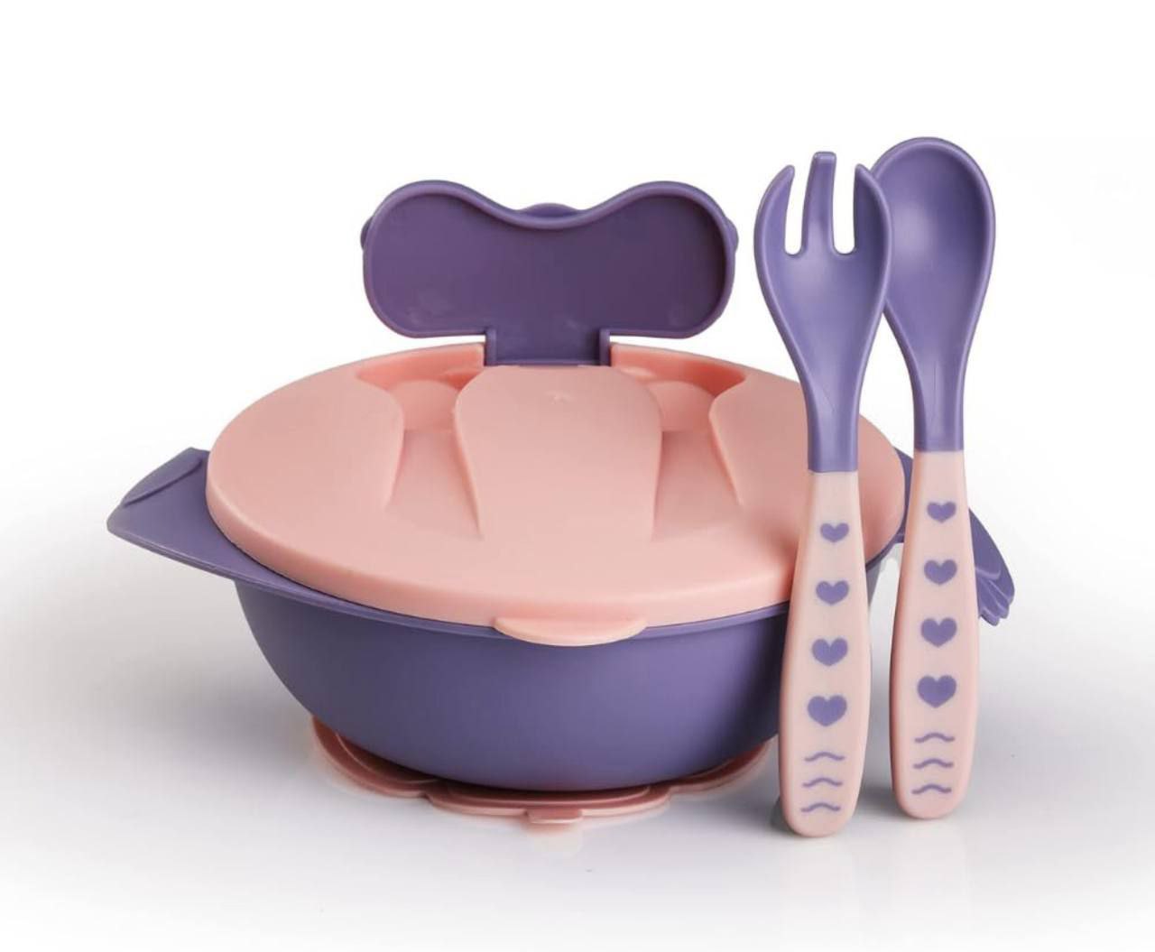 Kids Food Bowl With Spoon And Fork