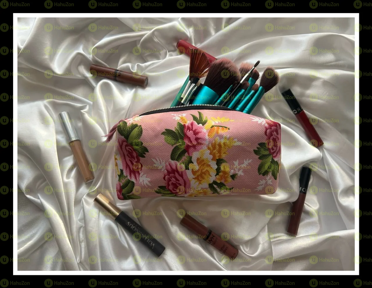 Floral Print Makeup Bags
