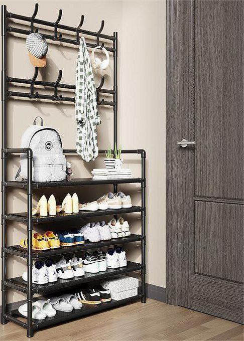 5 ደረጃ የጫማ መደርደሪያ