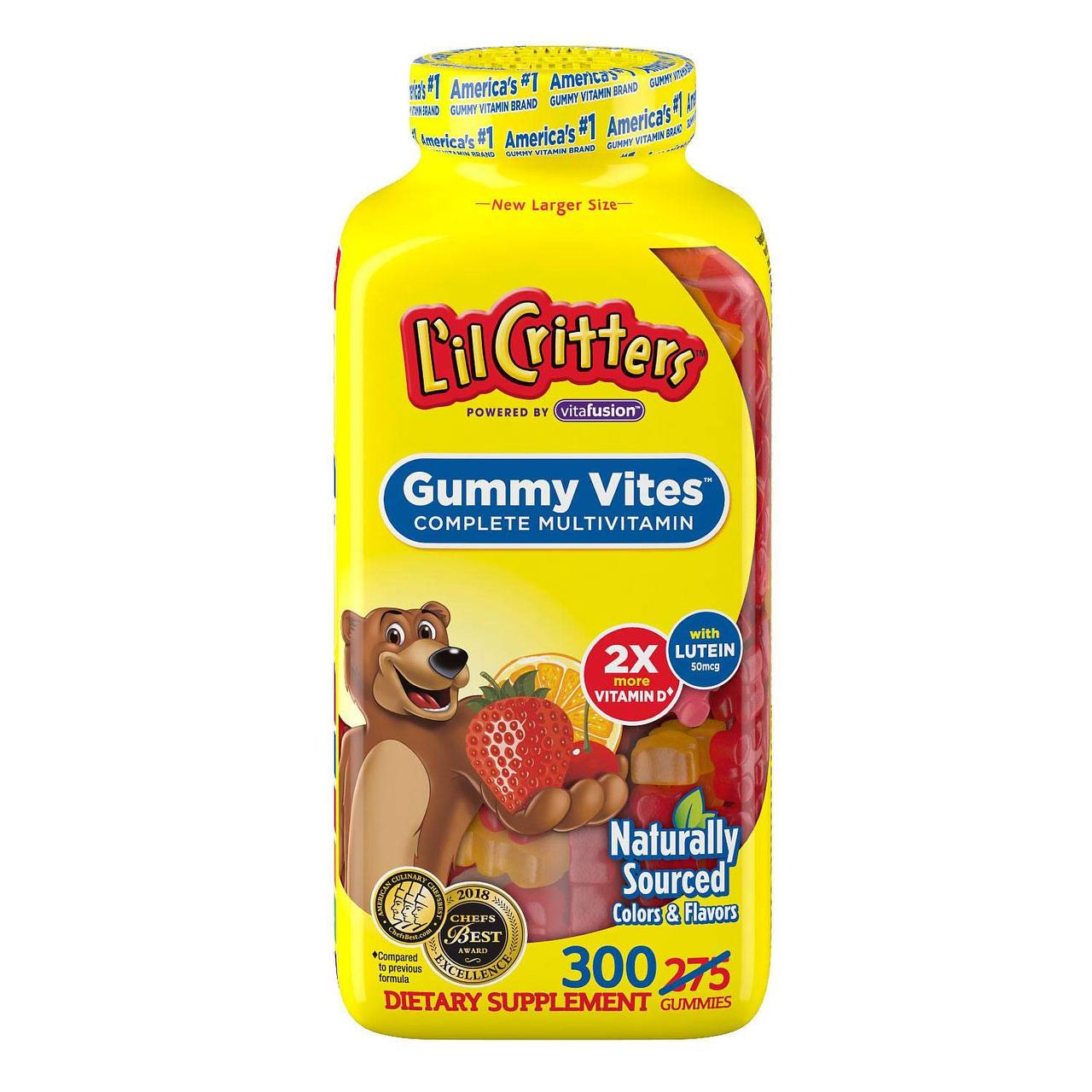 Gummy Vites Children's Chewable Gummy Bear Multivitamin