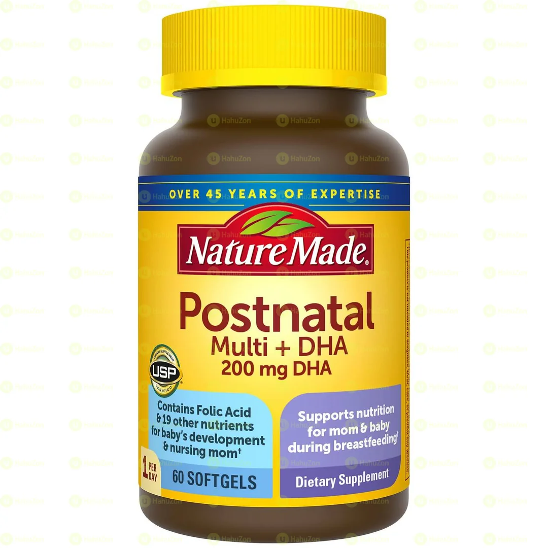 Nature Made Postnatal Multivitamin + DHA 200 mg, Postnatal