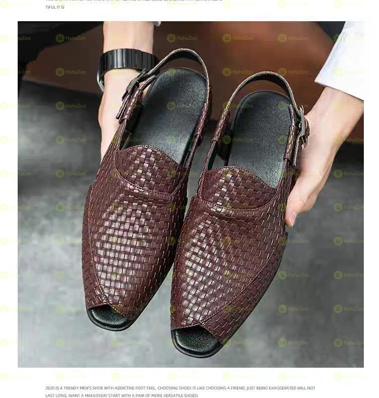 Men's Leather Sendel Shoes