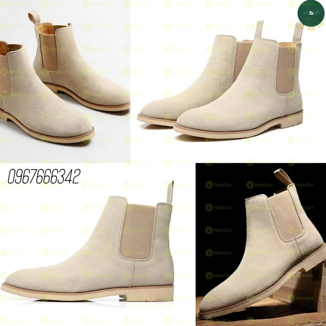 Manladuo Pure Suede Chelsea Men's Boot