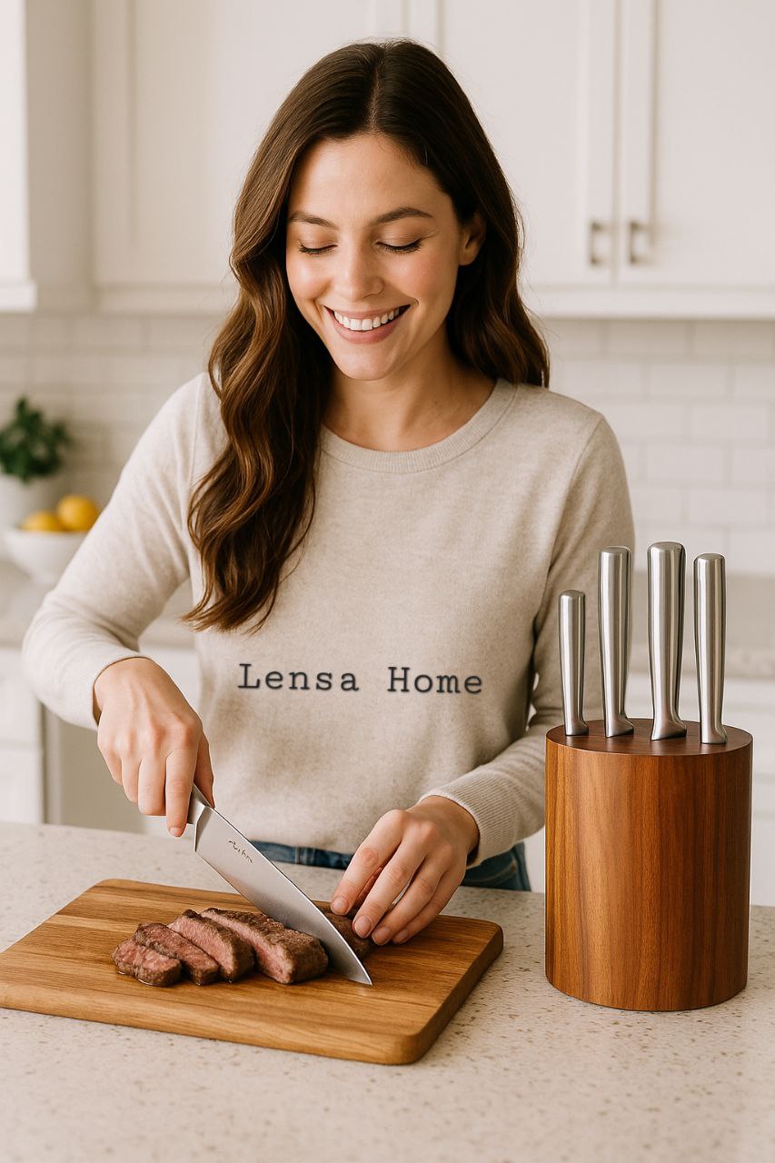 5 Pcs High Quality Stainless Steel Knife Set