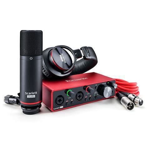 Focusrite Scarlet 2i2 3rd Generation Full Bundle