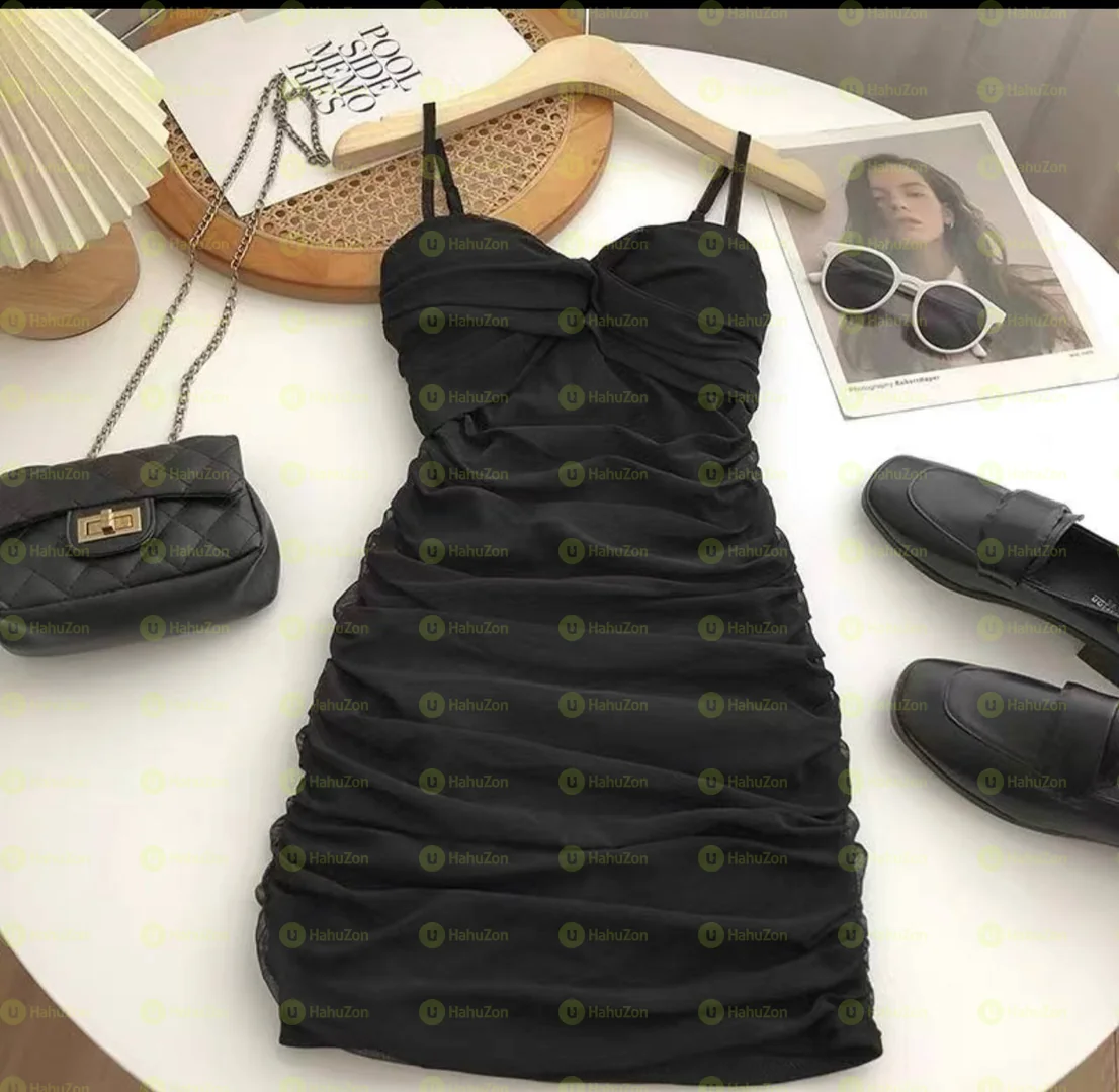 Square Neck Short Sleeve Casual Dress