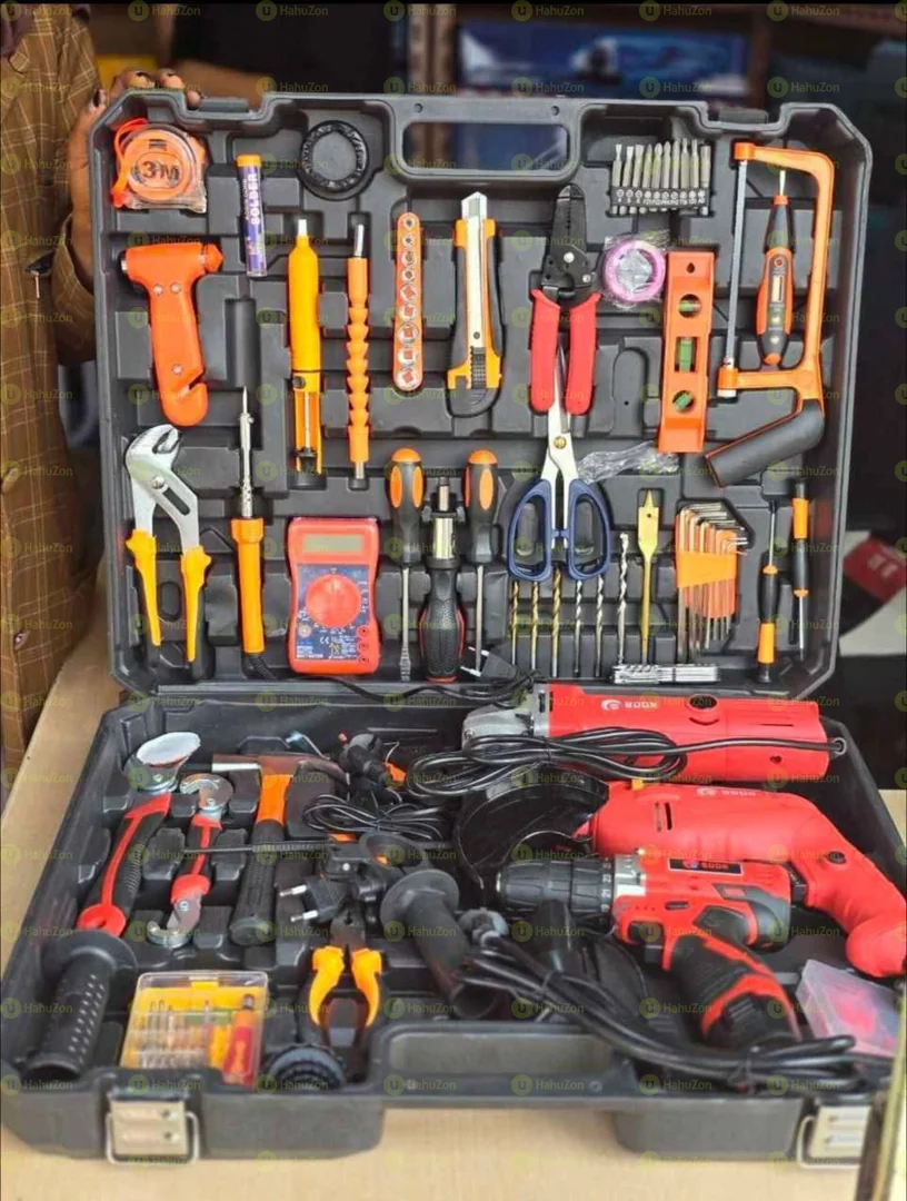 Edon Toolset with Drill and Grinder