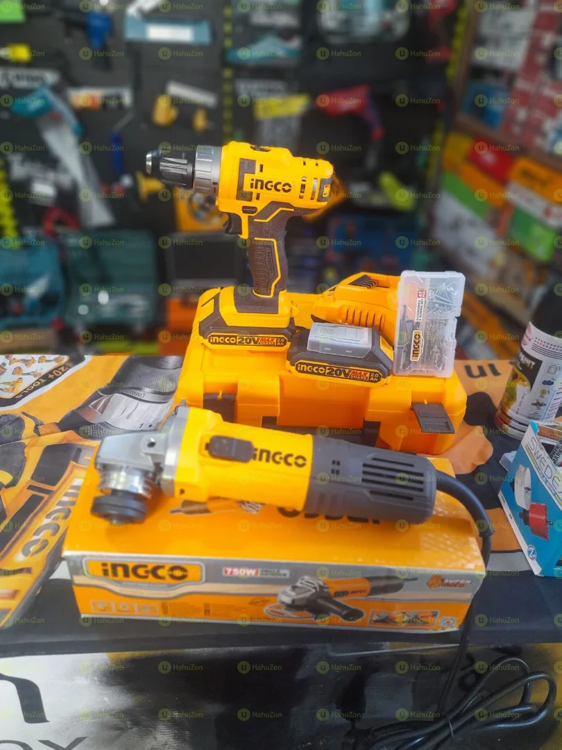 750ዋት ግራይንደር እና20ቮልት ቻርጀር ድሪል