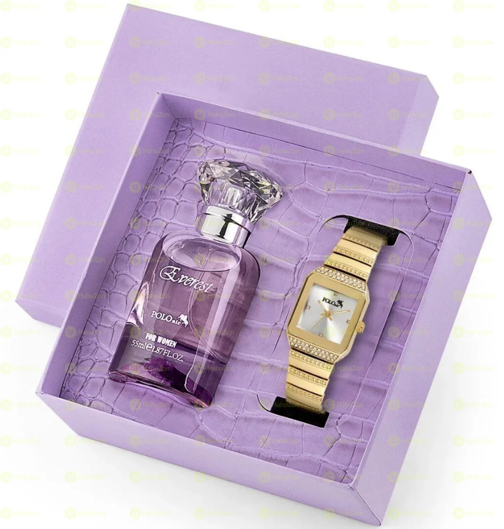 Polo Air Women's Wristwatch & Perfume Gift Set