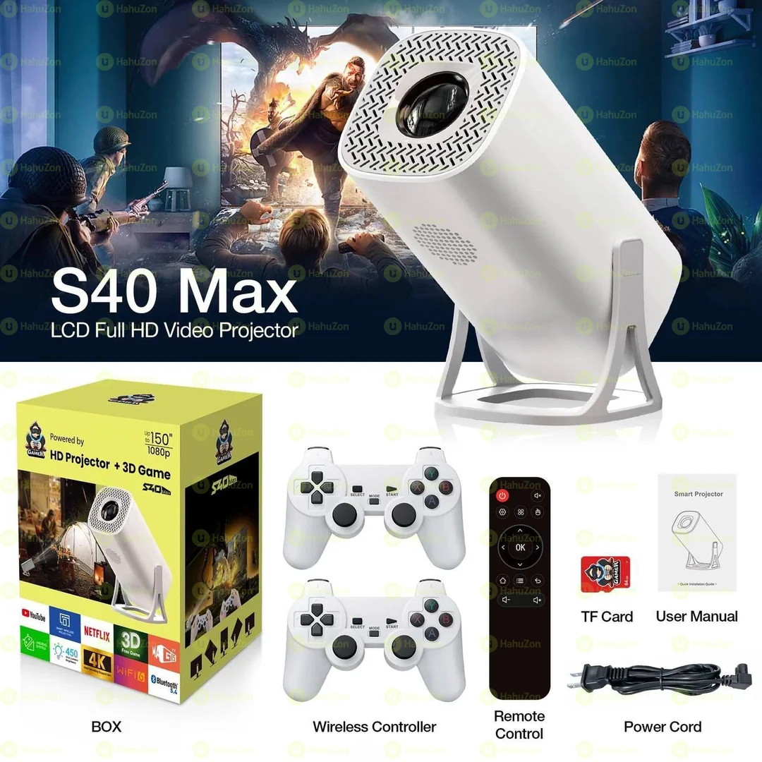 S40 Max Game Projector