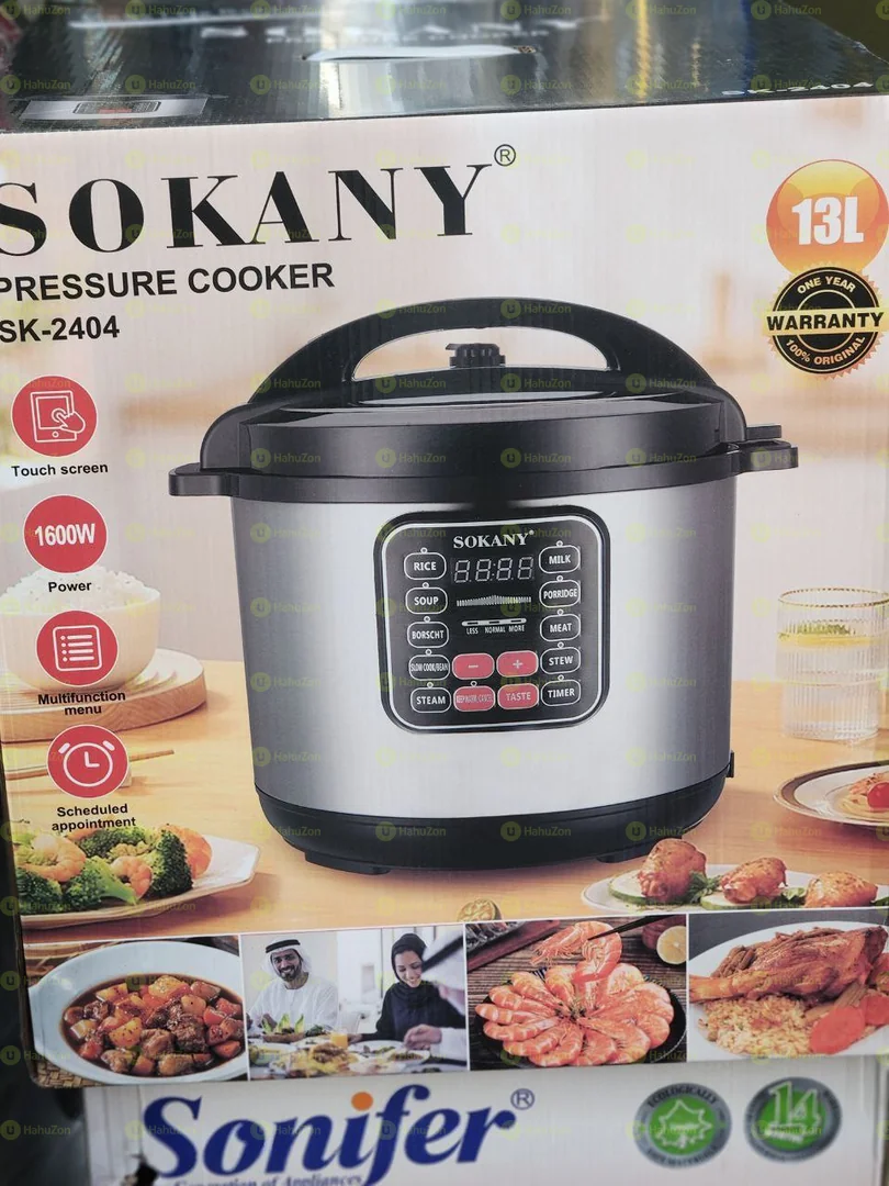 13ሊትር ሶካኒ ኤሌትሪክ ፕሬዥር ኩከር