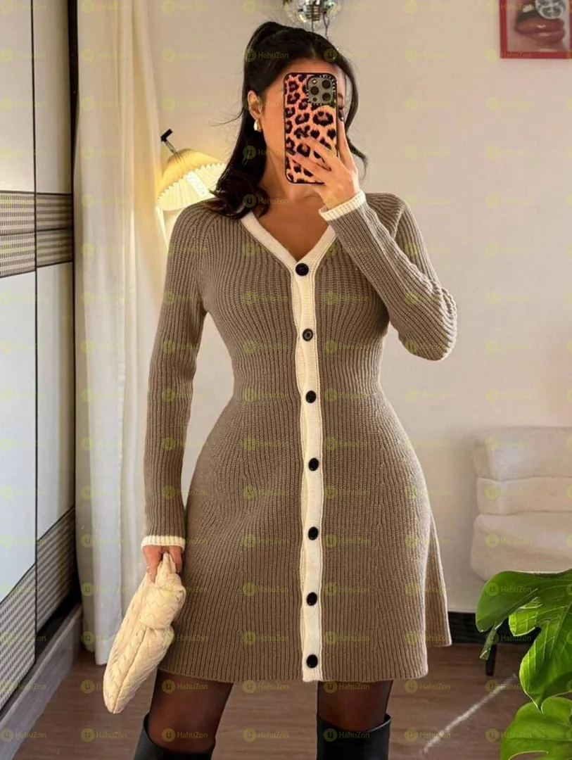 Women's Dress With Stocking