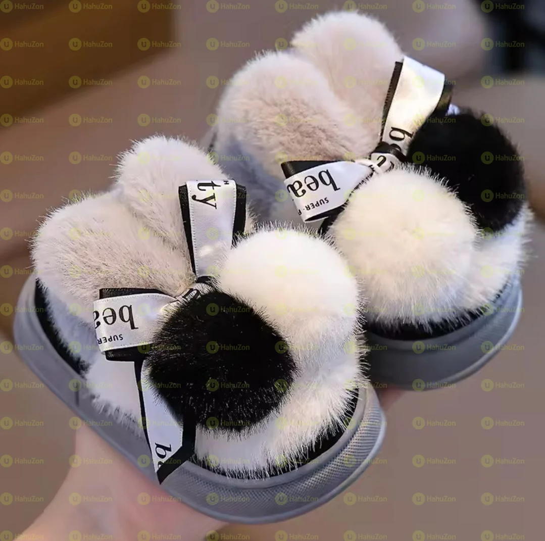 Cute Rabbit Warm Indoor and Outdoor Cotton Shoes