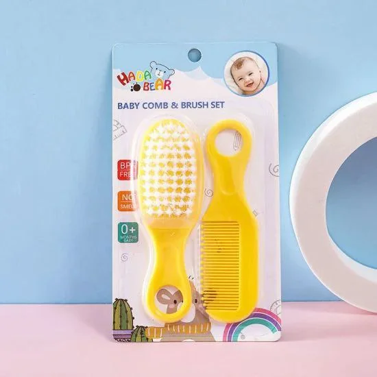 Baby Hairbrush and Comb Set