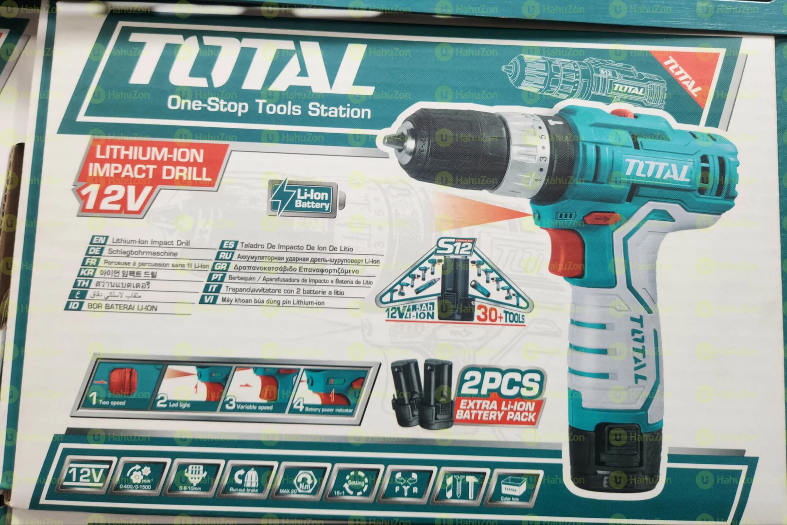 TOTAL 12V Lithium-Ion Impact Drill