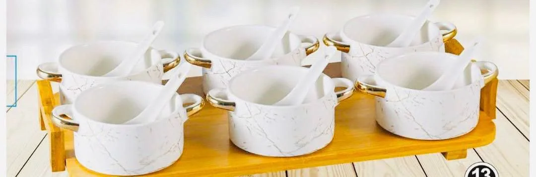 የሾርባና ሌሎች ምግቦች ማቅረቢያ