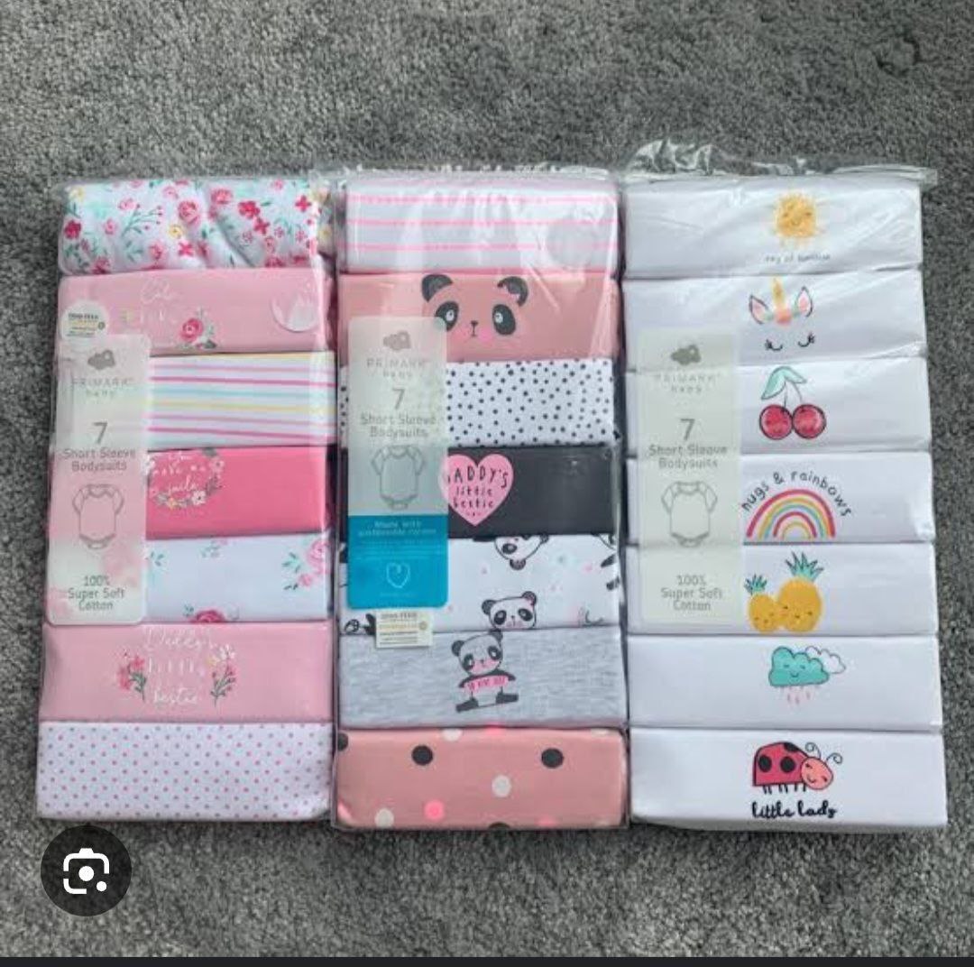 ባለ 7 ፍሬ የልጆች የዳይፐር ቲሸርት