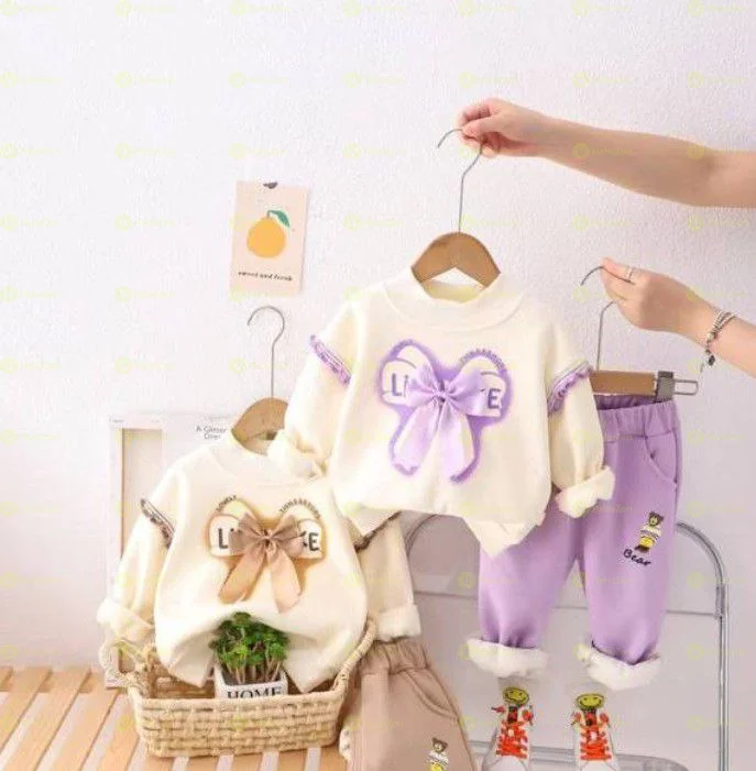 2 Pcs Baby Girls Outfit