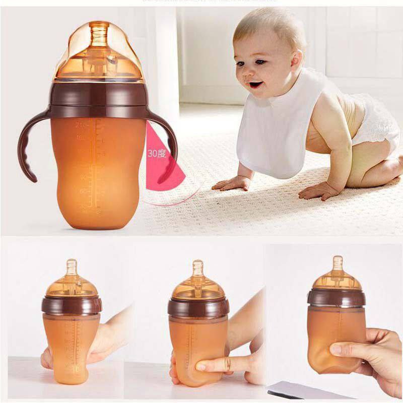 Silicone Milk Wide Mouth Baby Bottle