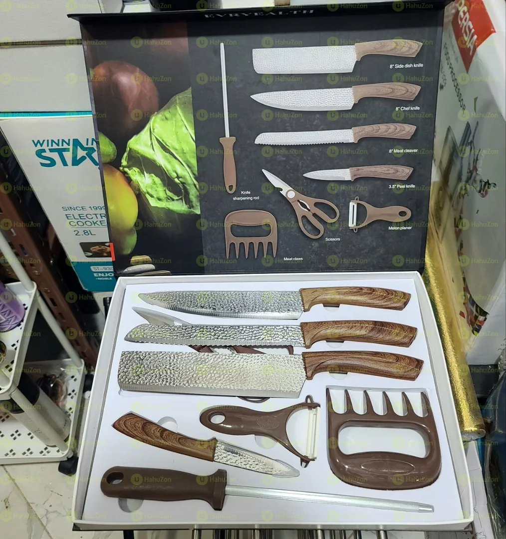 8pcs STAINLESS STEEL KNIFE SET