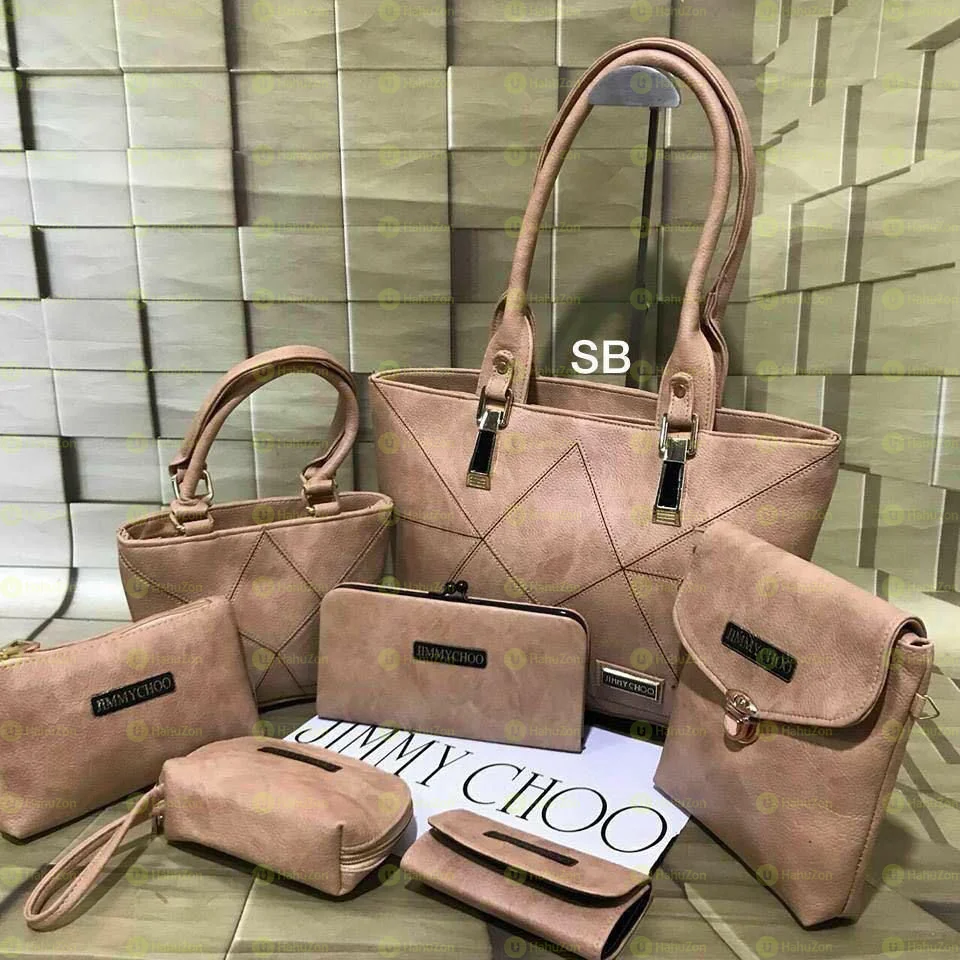 Jimmy Choo 7Pcs Women's Hand Bag