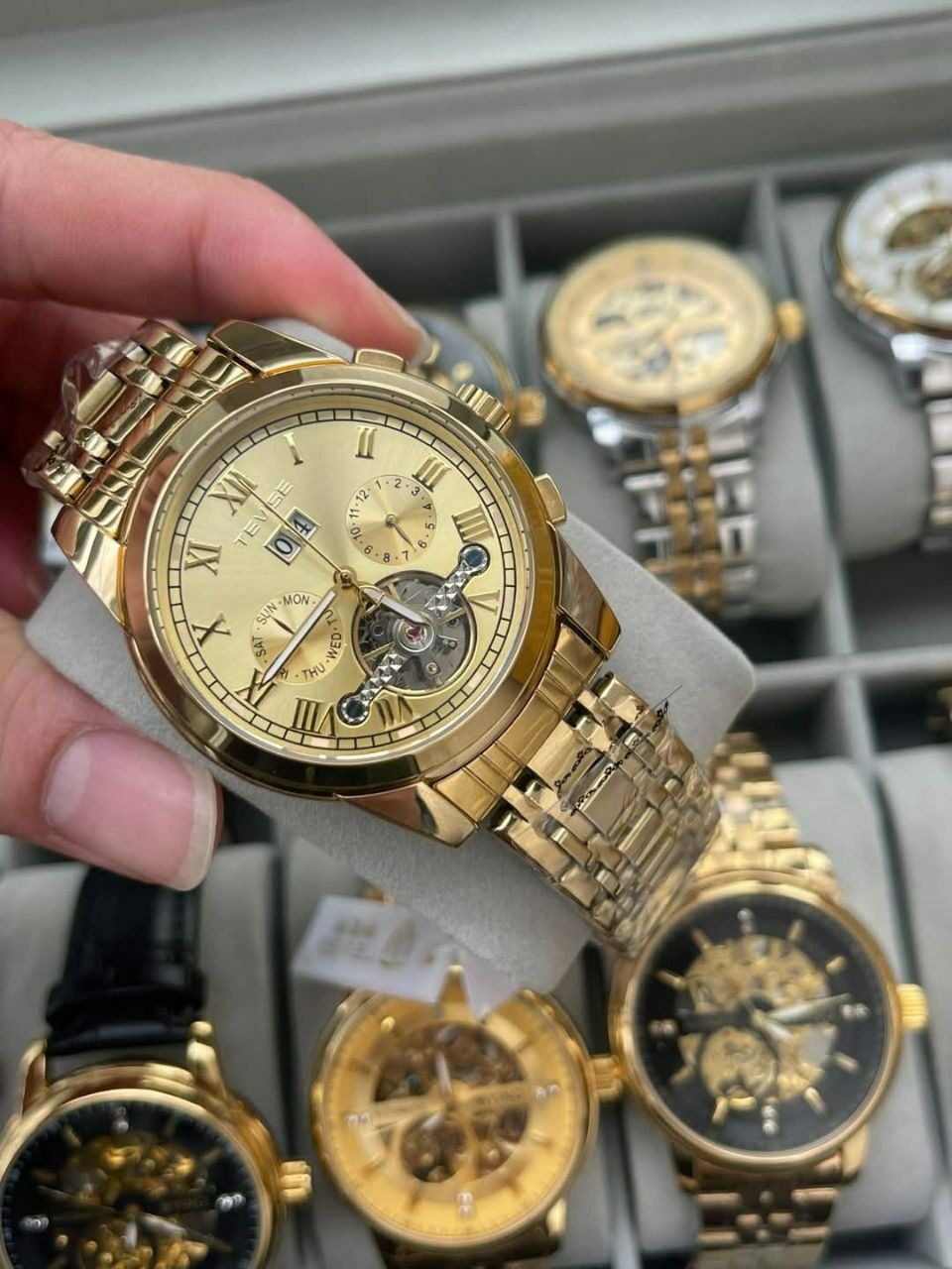 Tevise Automatic Mechanical Men's Watches