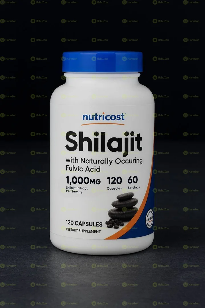 Shilajit 1000 mg 120 Capsules 60 Servings 500 mg Per Capsule