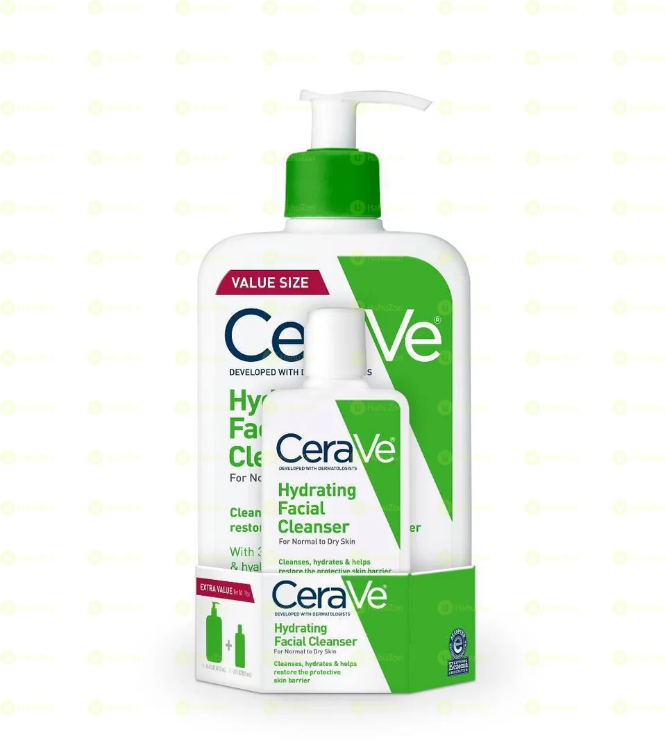 CeraVe Hydrating Facial Cleanser 473ml & 87ml