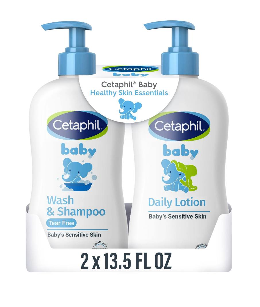 Cetaphil Baby Wash & Shampoo and Daily Body Lotion Set
