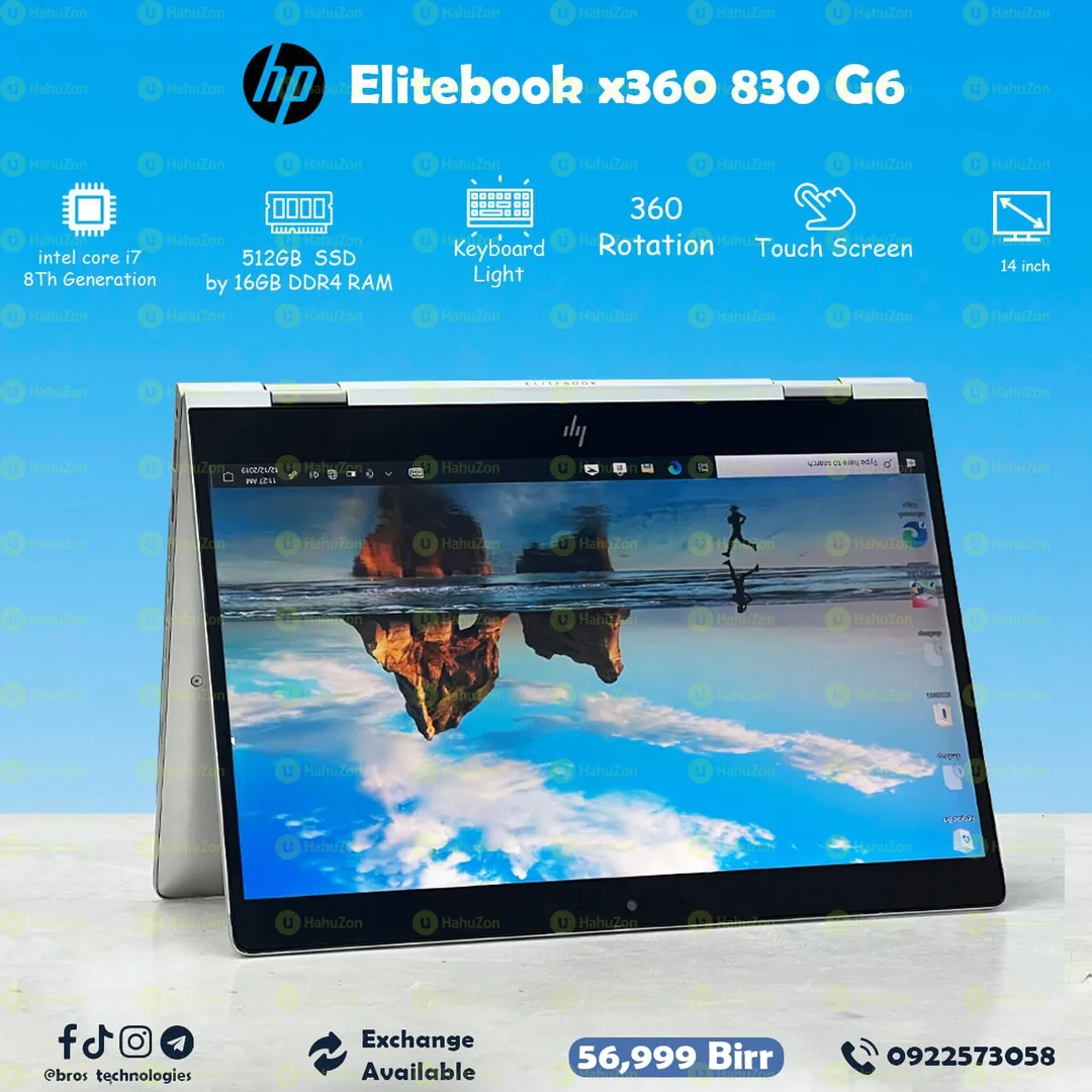 HP Elitebook x360 830 G6 Intel Core i7 8th Generation Laptop