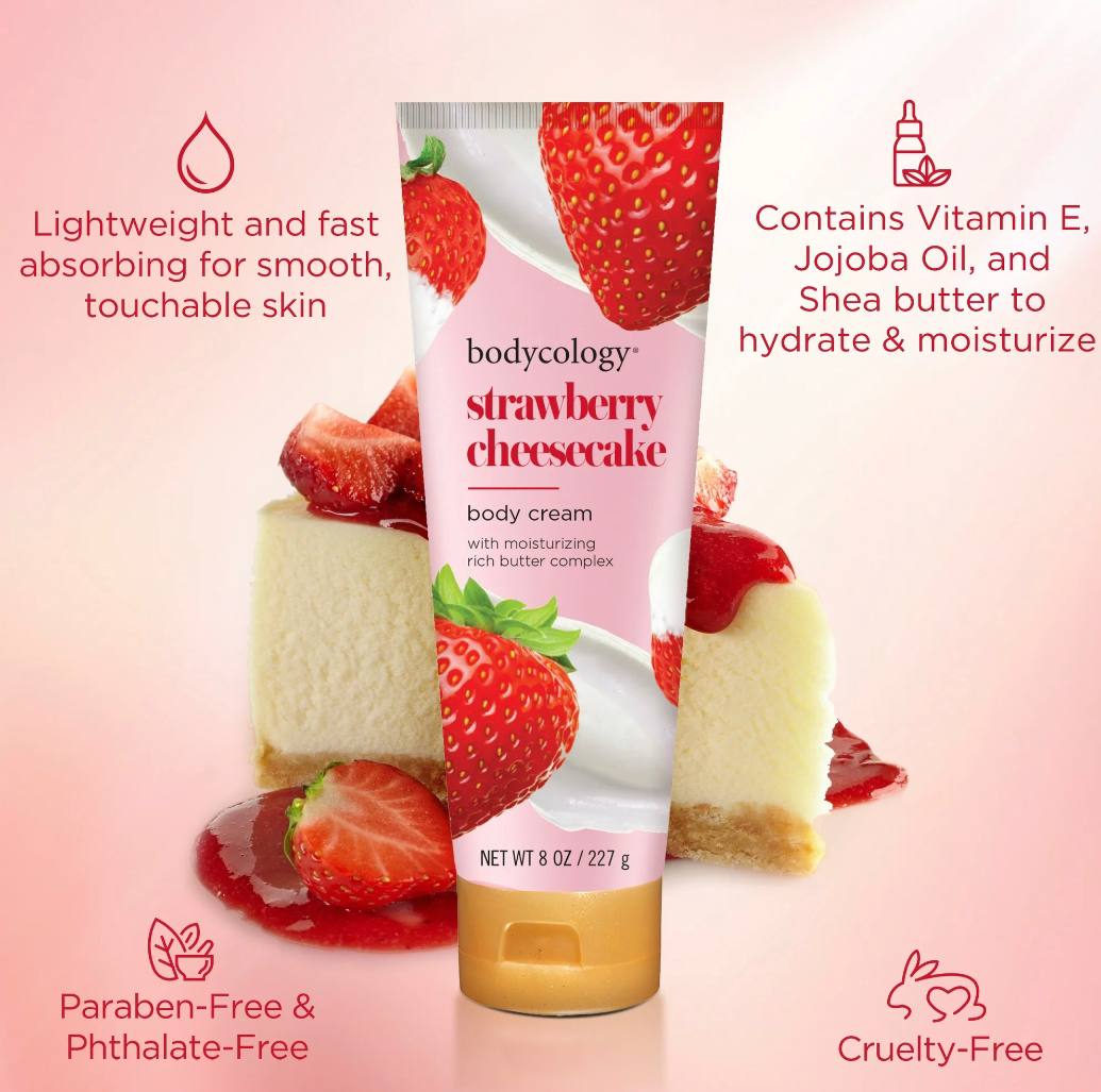 Bodycology Body Cream Strawberry Cheesecake