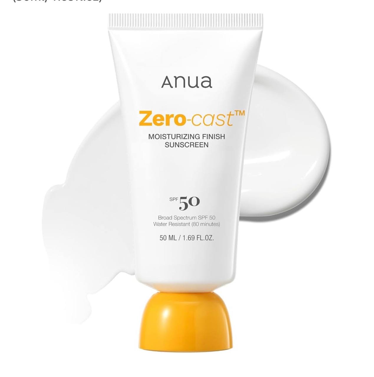 Anua Zero-Cast Moisturizing Finish Sunscreen