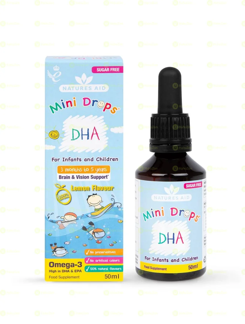 Nature's Aid DHA Drops Lemon 50ml