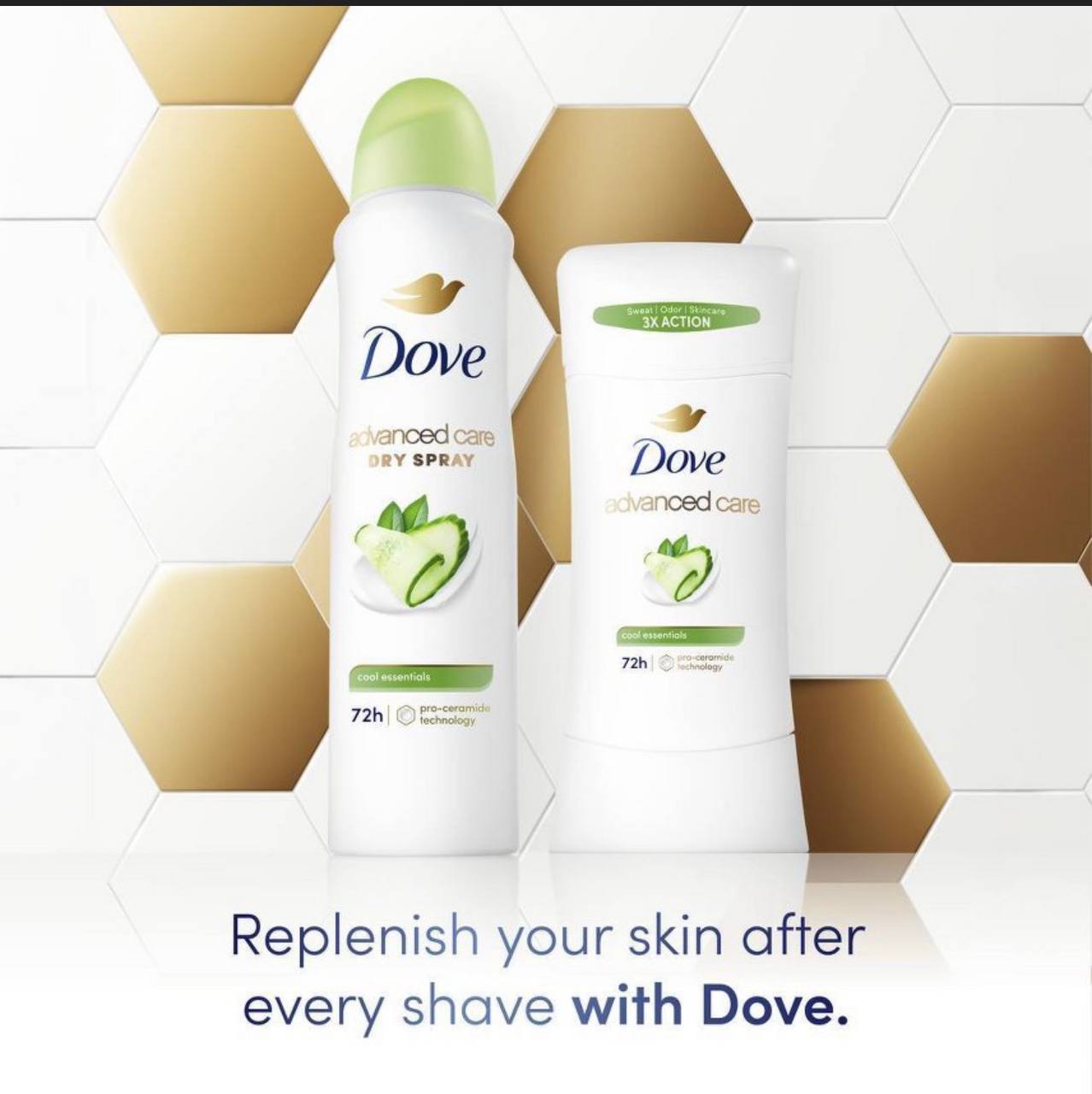 Dove 72-Hour Solid Antiperspirant & Deodorant