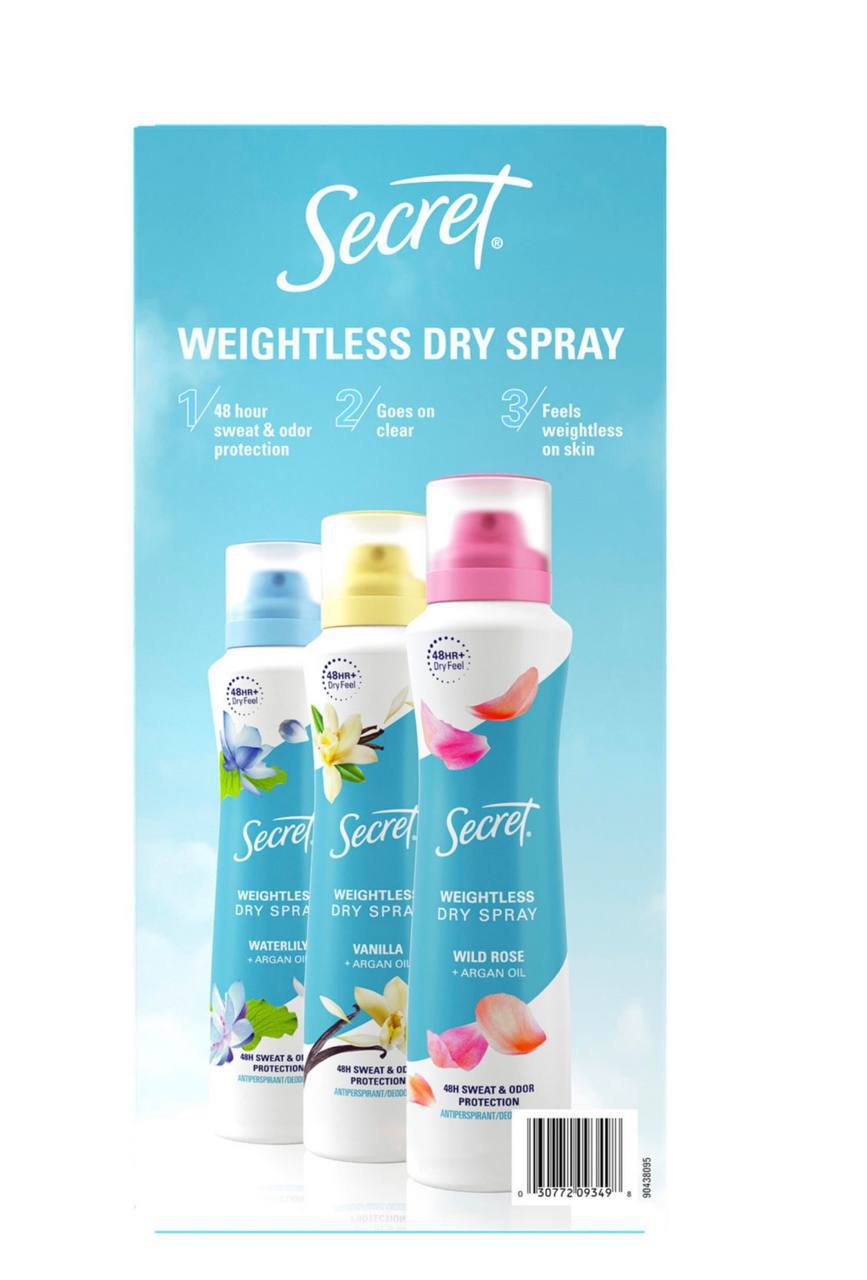Secret Dry Spray Women's Antiperspirant Deodorant