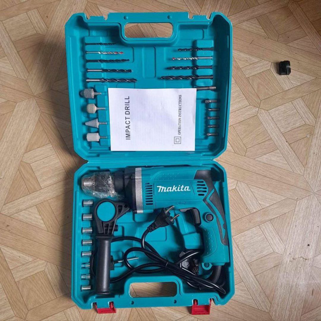 Makita & Bosch Drill With Accessories