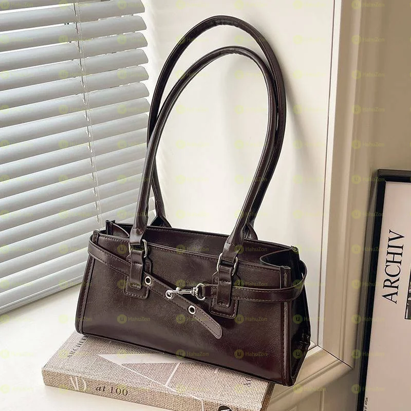 Shoulder Bag With Buckle Details