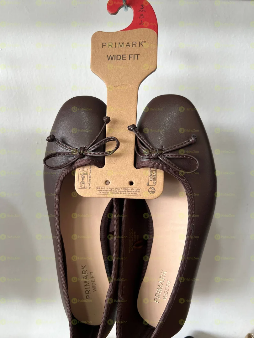 Primark Wide Fit Bow Ballerina Women's Flat