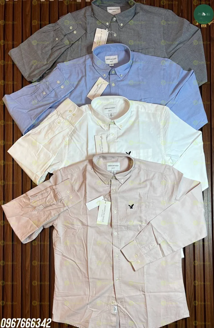 American Eagle Cotton Button Down Men's Shirt