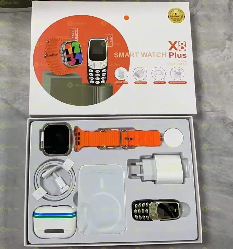 X8 Plus Male Smartwatch Set
