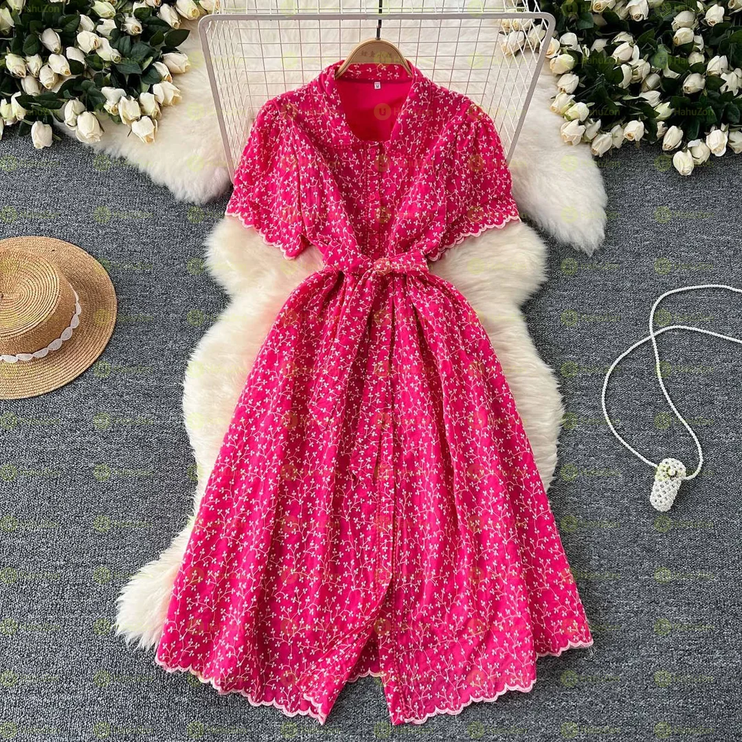 Floral Print Women's Fashion Dress