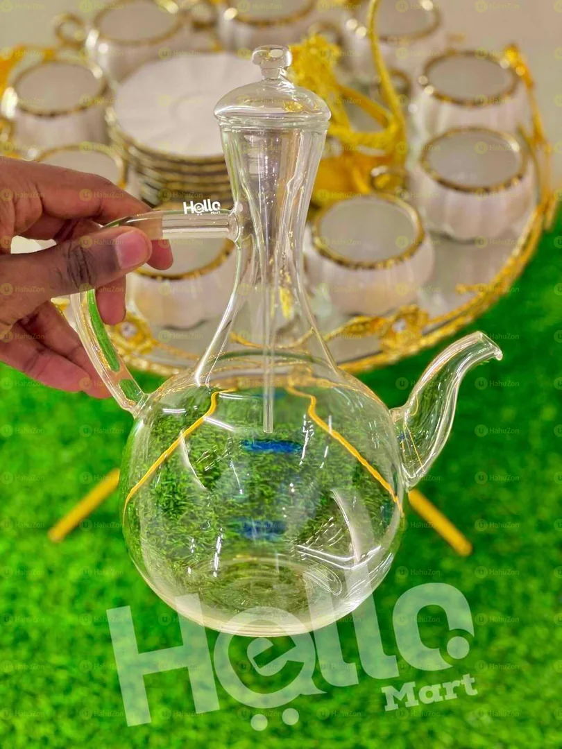 ከፍተኛ ሙቀትን የሚችል የሚጣድ መስታወት ጀበና