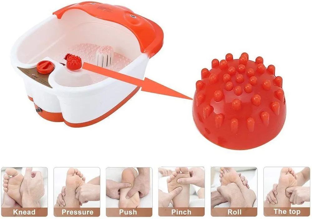 በኤሌክትሪክ የሚሰራ የእግር ማጠቢያ እና ማሳጅ ማድረጊያ