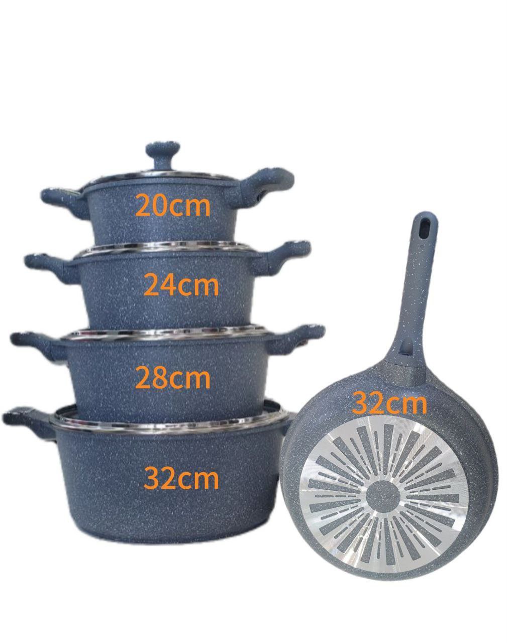 5Pcs Momcoc Home and  Kitchen Cookware