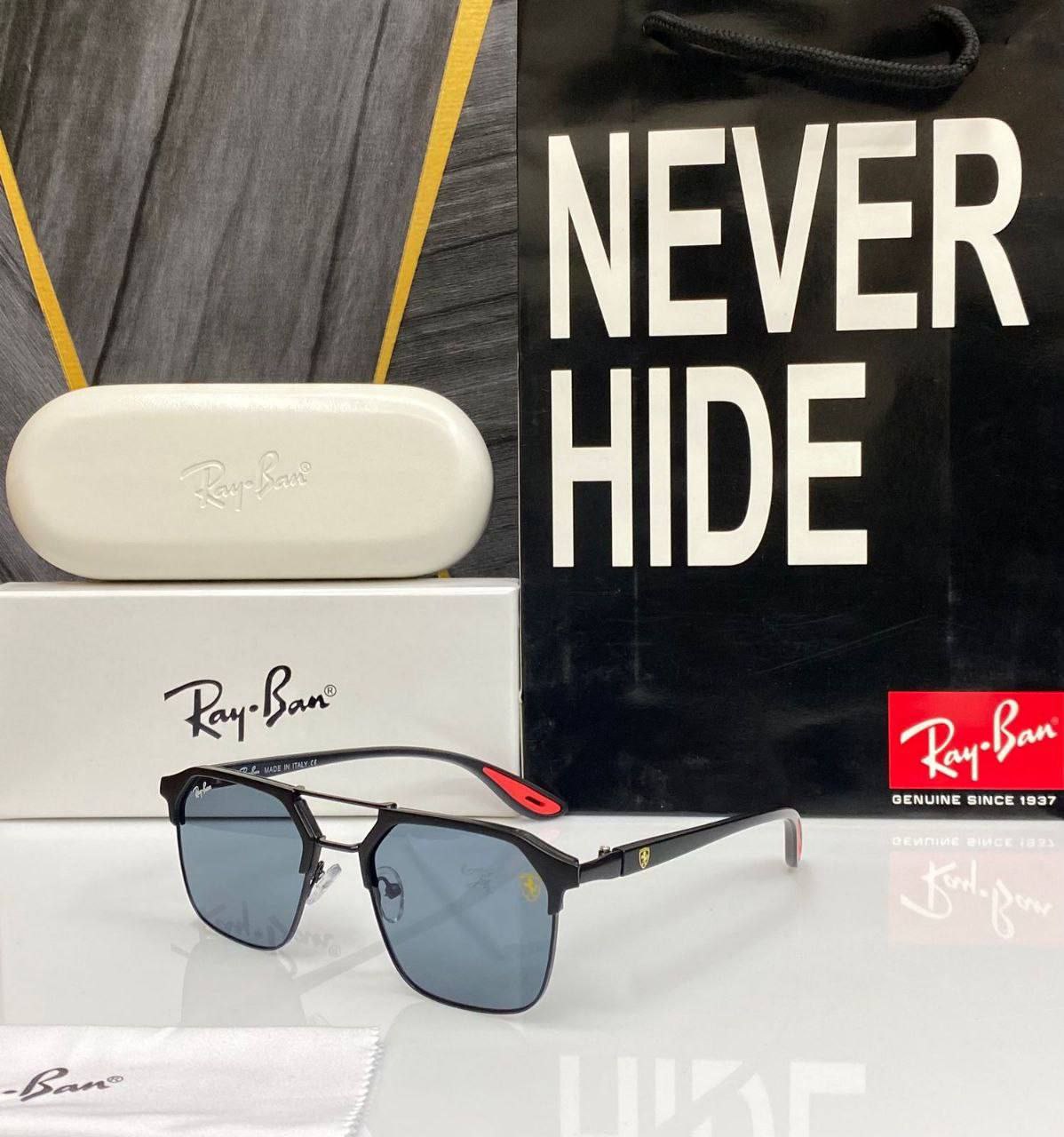 Ray Ban Bold Square Ferrari Sunglasses