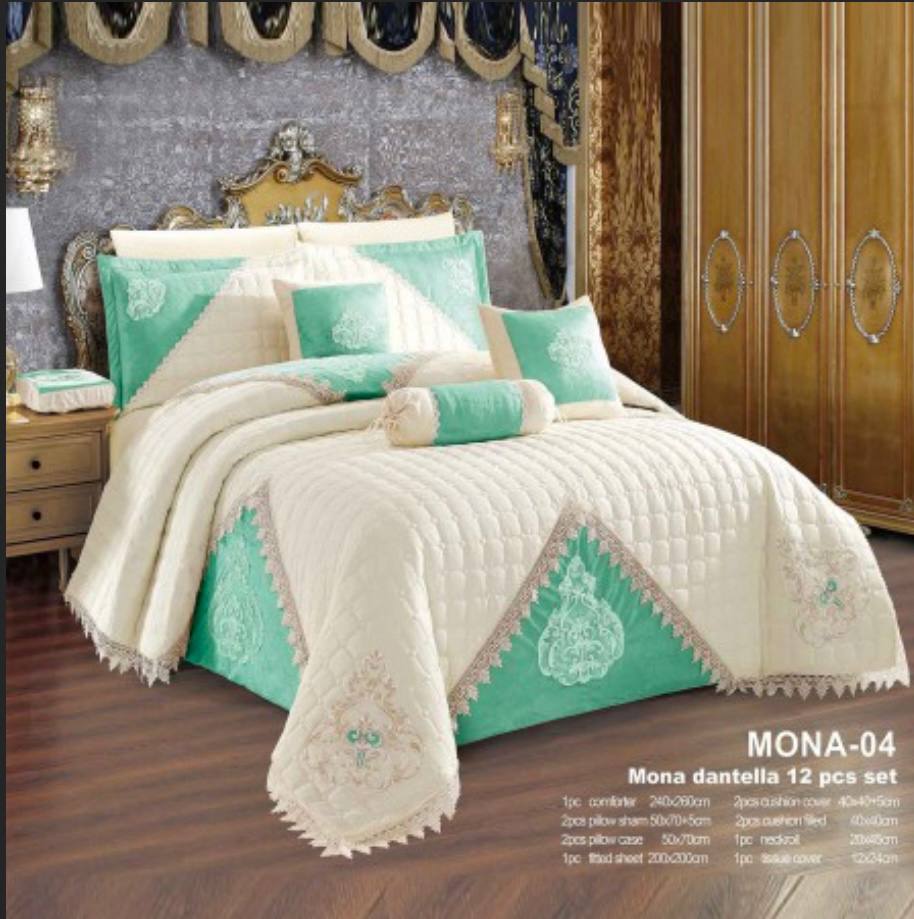 Comforter Mona Dantella 12 Pcs Set